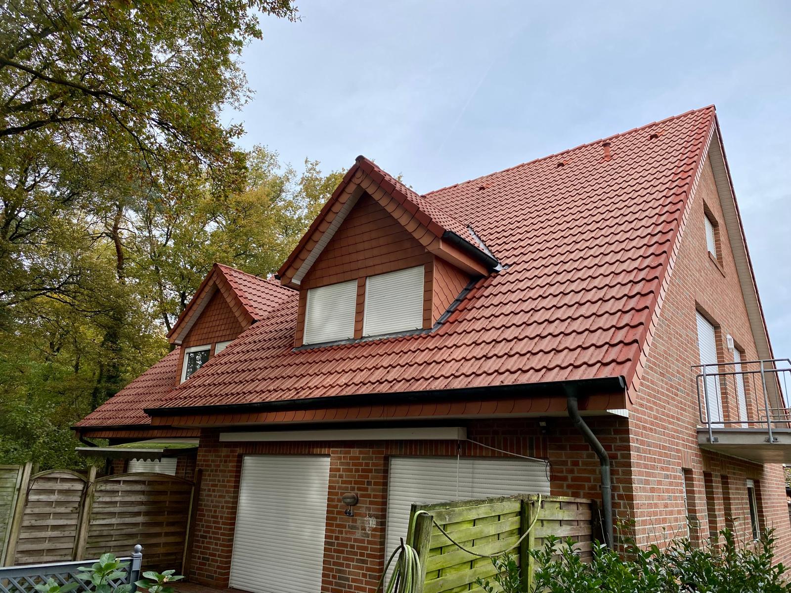 Gereinigtes Dach nach Versiegelung